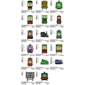 Collection 17 Thomas the Train Embroidery Designs 03
